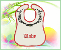 menu ith baby bibs